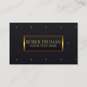 Luxe Royal Donkerblauw goud Visitekaartje
