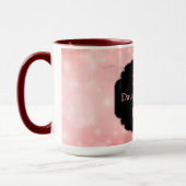 Luxe roze design "Best Daughter In Law Ever" Mok (Links)