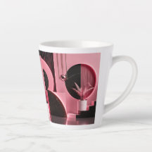 Luxe roze en zwart geometrisch ontwerp cadeau