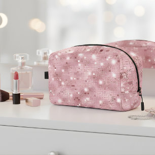 Luxe Roze Glitter Toilettasje