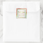 Luxe Roze Gouden Stippen Body Butter Labels (Tas)