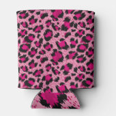 Luxe roze luipaard, dessin. blikjeskoeler (Achterkant)