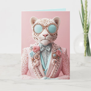 Luxe roze luipaard elegantie