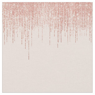 Luxe roze roodbruin glitter rand stof