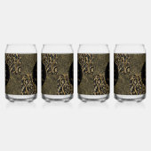 Luxe, Saint-Valentin, Fleurs Noir Or , Pixel  (Droite)