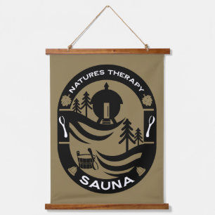 luxe Sauna Cadeau Hangend Wandkleed
