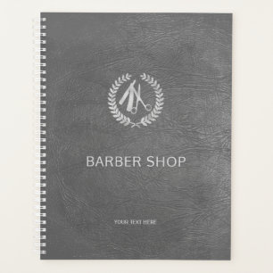 Luxe schouderwinkel zilvergrijs leder planner