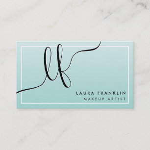 LUXE SCRIPT modern minimaal initiaal logo Visitekaartje