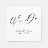 Luxe Script Simple Typografie die we maken Servet (Voorkant)