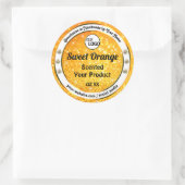 Luxe Sinaasappel Sparkle Glitter Product Labels Lo (Tas)