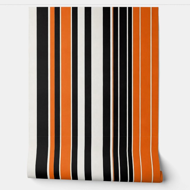 Luxe Sinaasappel Trendy Herfst Collectie Behang (Afrollen)