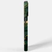 Luxe Smaragd Marmer met Gouden Aders Case-Mate iPhone Case (Achterkant / Rechts)