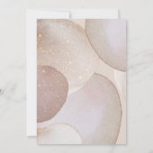 LUXE SPACE TALK ANNIVERSAIRE FÊTE INVITATION (Dos)