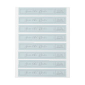 Luxe sparen het Adres van de Terugkeer van het Man (Vel)