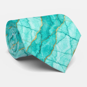 Luxe Stenen Das Turquoise, Teal & Goud Marmer