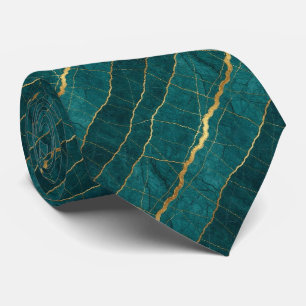 Luxe Stenen Das Turquoise, Teal & Goud Marmer