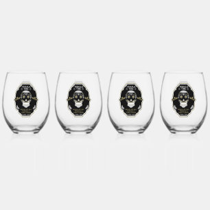 Luxe tequila cadeau wijnglas zonder voet