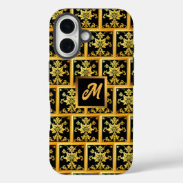 Luxe trendy Elegant Bloemen Collectie iPhone 16 Hoesje