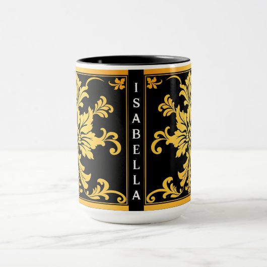 Luxe trendy Elegant Bloemen Collectie Mok (Midden)