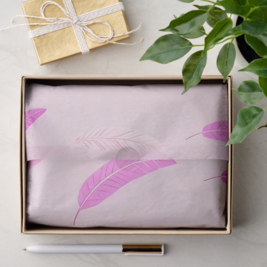 Luxe trendy veren Boho Collectie Tissuepapier (Geschenk)