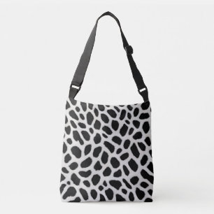Luxe Trendy White Leopard Elegant Collectie Crossbody Tas