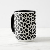 Luxe Trendy White Leopard Elegant Collectie Mok (Voorkant links)