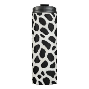 Luxe Trendy White Leopard Elegant Collectie Thermosbeker