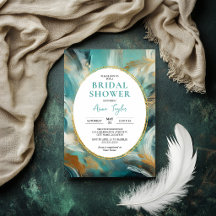 Luxe Turquoise Gouden Kwast Bruiloft Brunch
