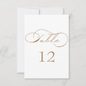 Luxe Typografie Tafelnummer (Voorkant)