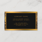 Luxe, uniek houtwoud Visitekaartje (Achterkant)