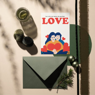 Luxe Valentijnsdagkaart Feestdagenkaart