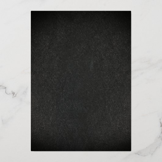 Luxe Verjaardagskrant Nodig Programma Folie Kaart (Achterkant)