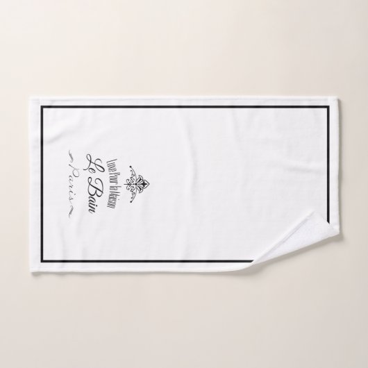 Luxe versez l'ensemble de serviette de Maison de (Serviette à main)