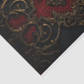 Luxe Victoriaans Ornament Tissuepapier (Detail)