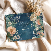 Luxe Victoriaans Royal Elegance bruiloft RSVP Kaartje