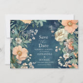 Luxe Victoriaans Royal Elegance bruiloft Save The Date (Voorkant)