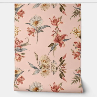 Luxe Vintage Indira Bloemstuk Behang