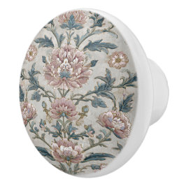 Luxe Vintage Keizerlijke Bloemen Keramische Knop
