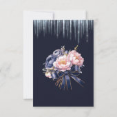 Luxe volwassen verjaardag bedankkaart (Achterkant)