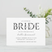 Luxe Vrijgezellenfeest Formal Party Invitation Kaa Kaart (Staand voorkant)