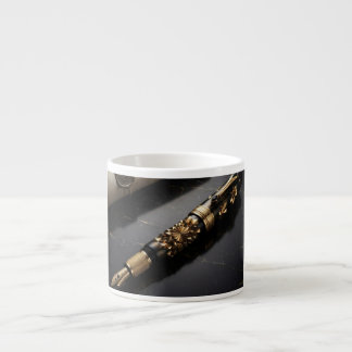 Luxe vulpen kunst koffiemok espresso kop