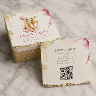Luxe Waterverf Bakkerij Visitekaartje