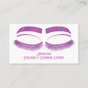 Luxe Waterverf Eyelash & Brow Beauty, Paarse Visitekaartje