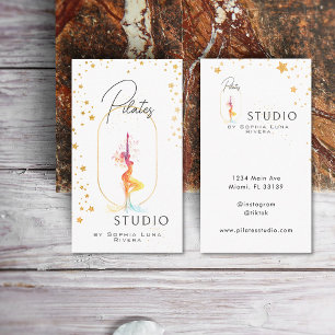 Luxe Wellness Yoga Beauty Studio Gouden Sterren Visitekaartje