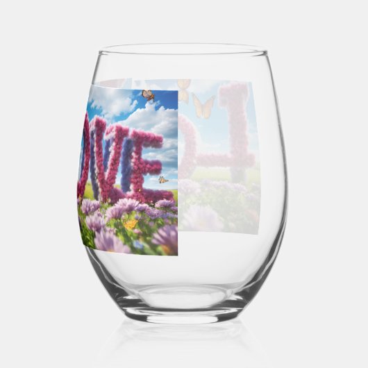 Luxe wijnglas wijnglas zonder voet (Achterkant)