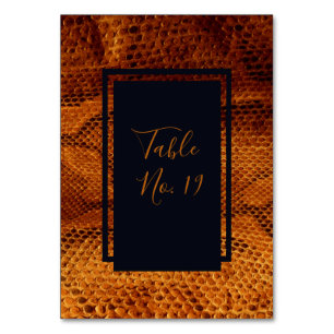 Luxe Wilde Snake huid Dier Bruiloft Kaart