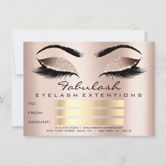 Luxe Wimpers Huid Make-up Artist Certificaat Cadea (Voorkant)