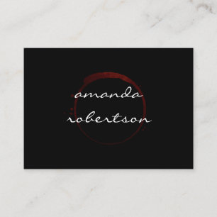 Luxe Wine Stain Visitekaartje