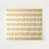 Luxe Wit Goud Glitter Wandkleed (Voorkant (horizontaal))