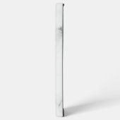 Luxe witte marmertextuur samsung galaxy hoesje (Linkerkant)